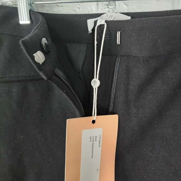 Pearl by lela rose ponte stephanie pants Sz 10 black stretch zip up A4C - Picture 3 of 5